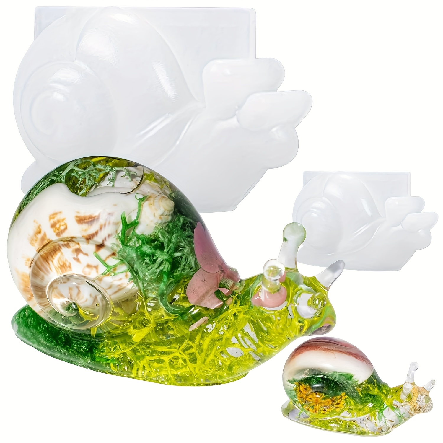3D Snail Mold Set, Two Sizes