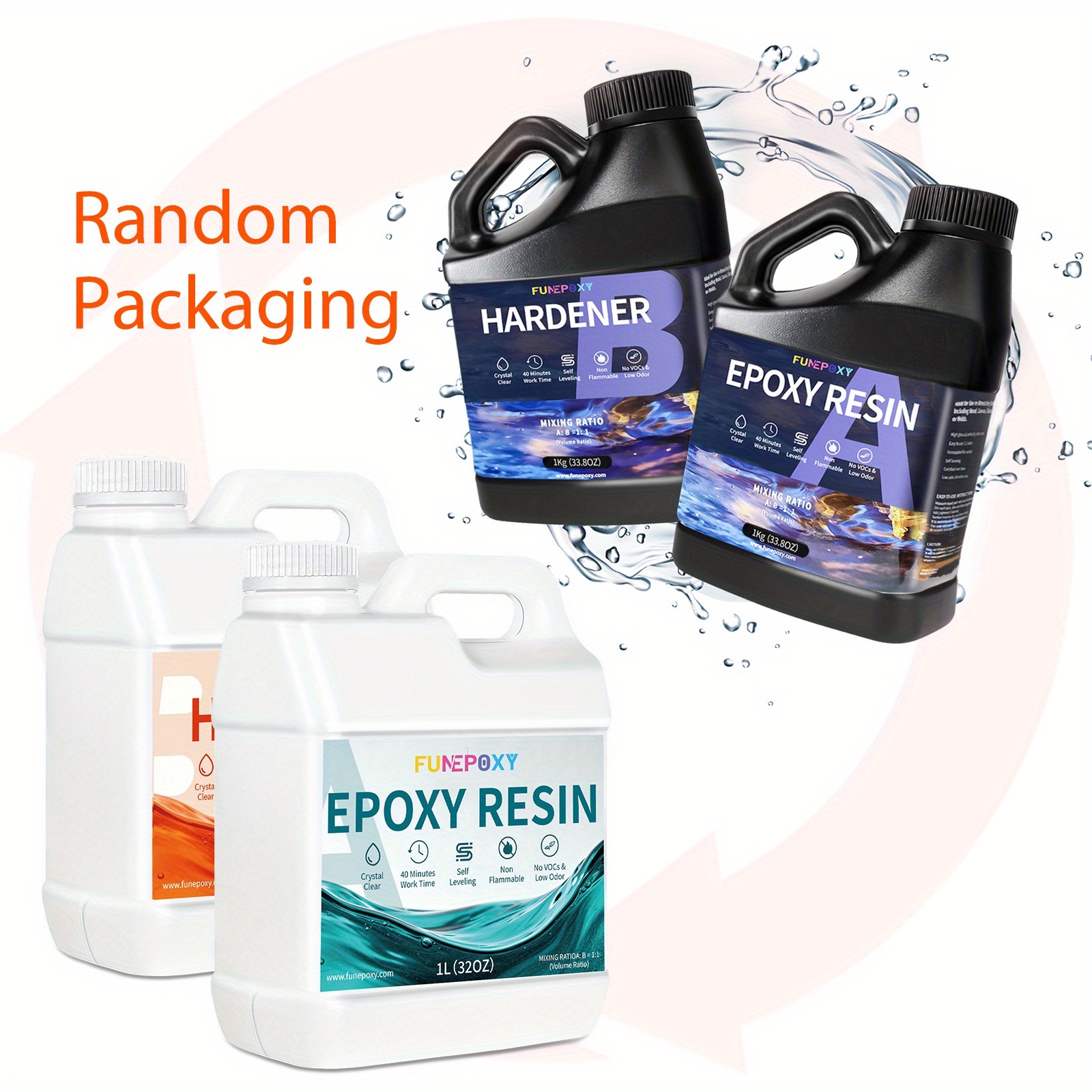 2 L Crystal Clear Epoxy Resin Kit 2