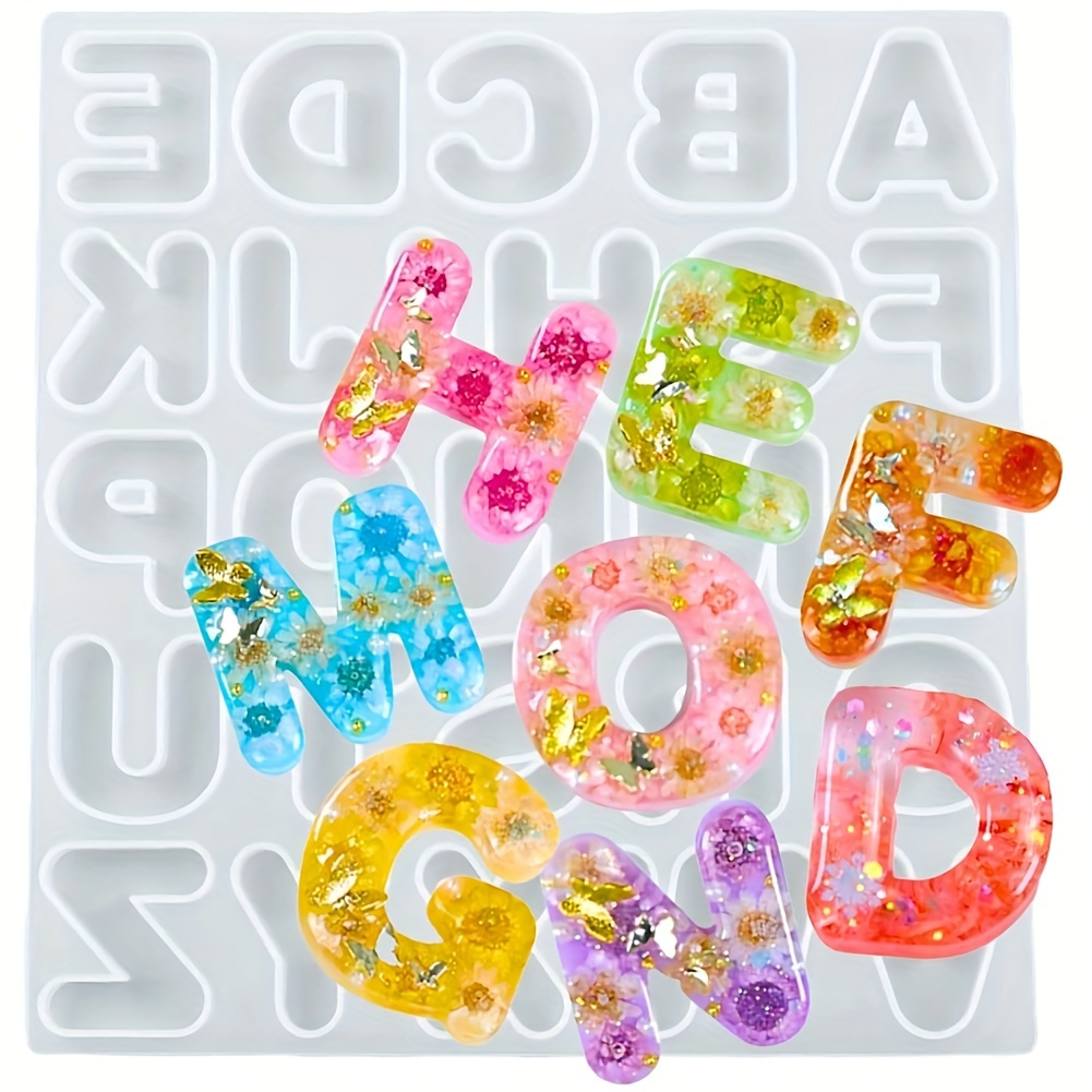 Mini Letter Jewelry Molds