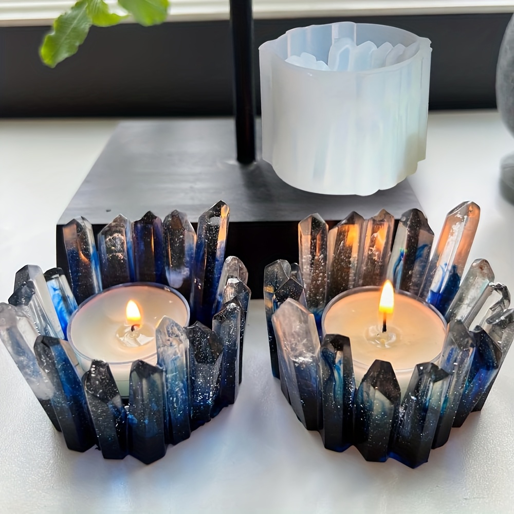 Cut-Glass Teacup Candle Holder Mold