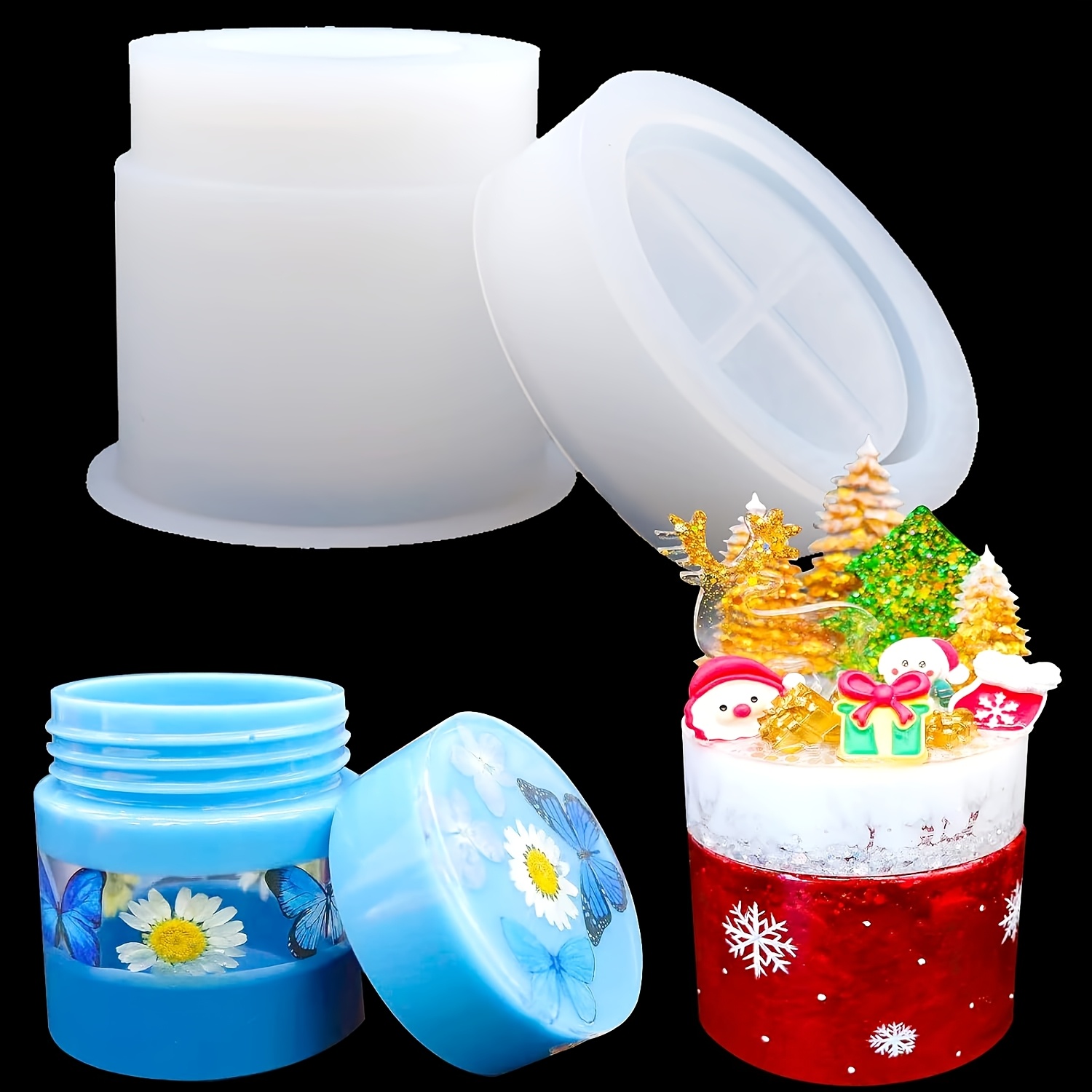 Kit de moldes para tarros con tapa