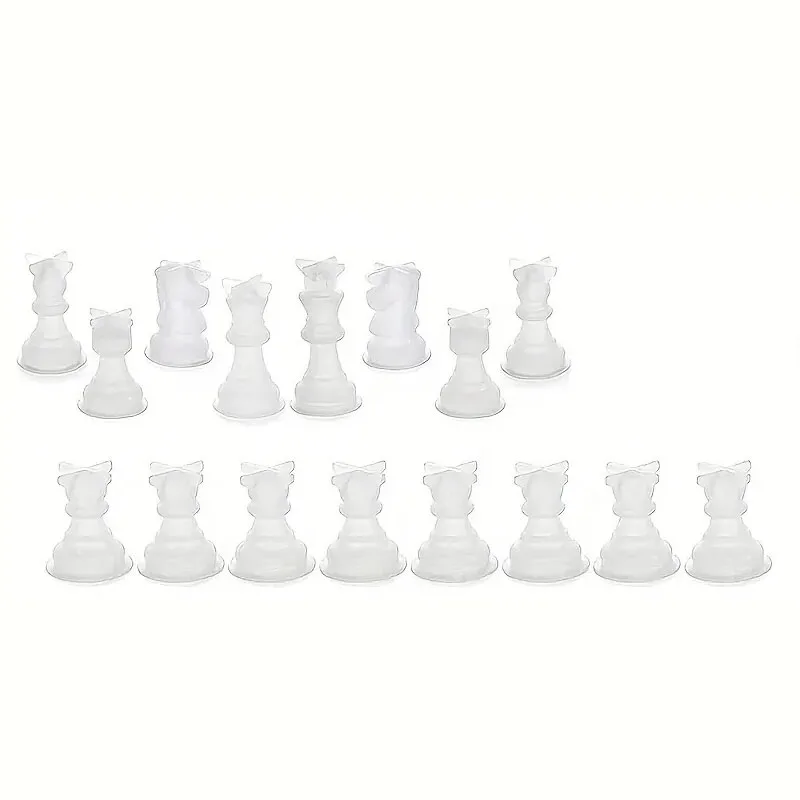 Set de moldes para piezas de ajedrez, 16 piezas