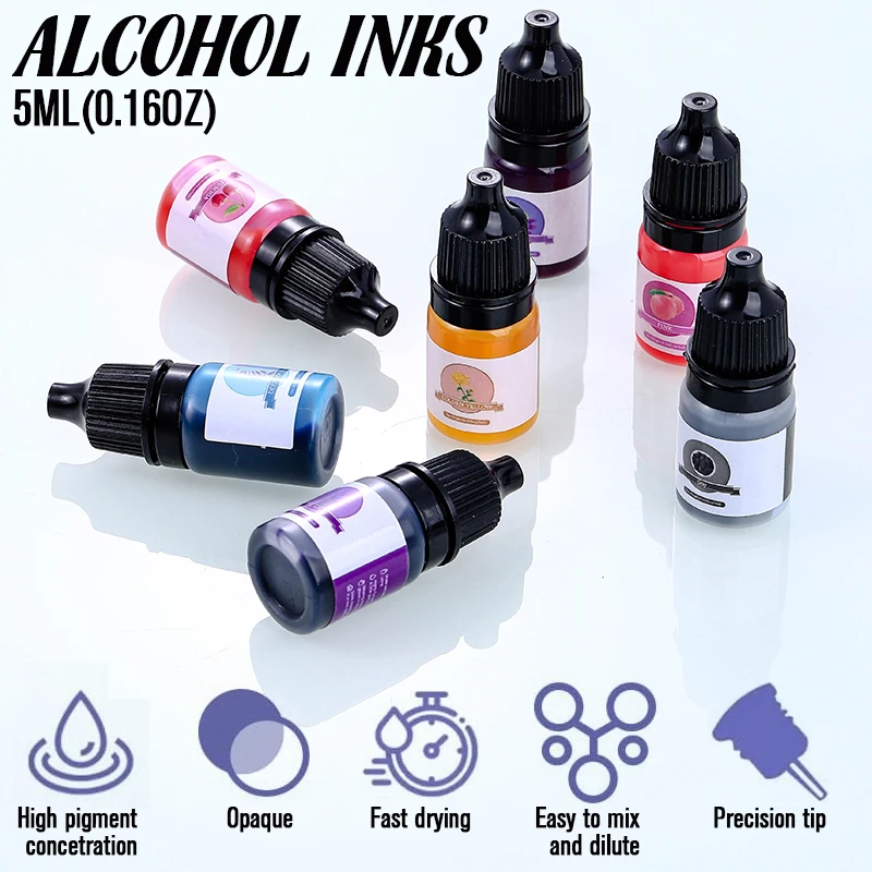Liquid Resin Dyes, 12-24 Colors 4