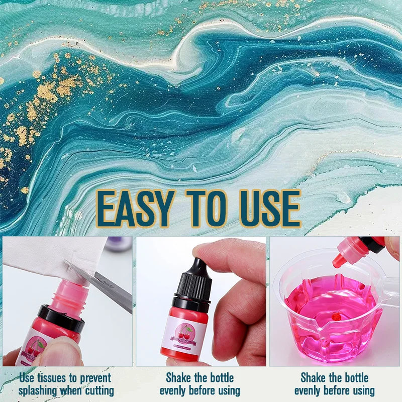 Liquid Resin Dyes, 12-24 Colors 5